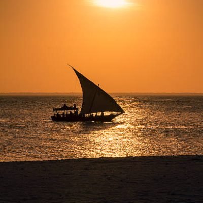 ..boat in Kendwa beach